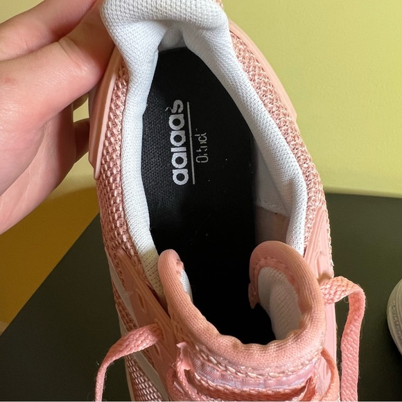 Women’s Adidas Adiwear Ortholite Cloudfoam Running Shoes Peach Pink - Picture 10 of 12